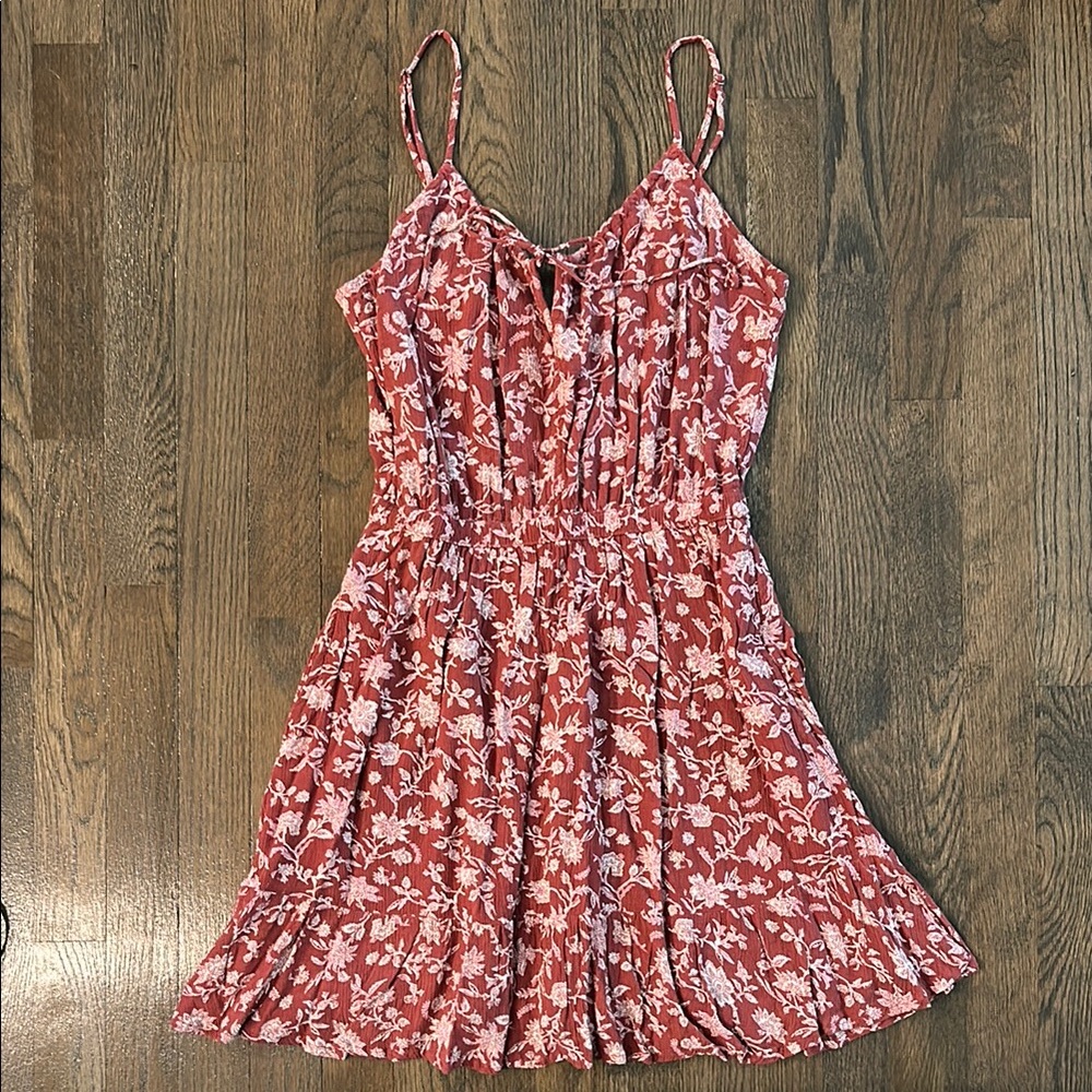 Abercrombie Floral Spaghetti Strap Dress